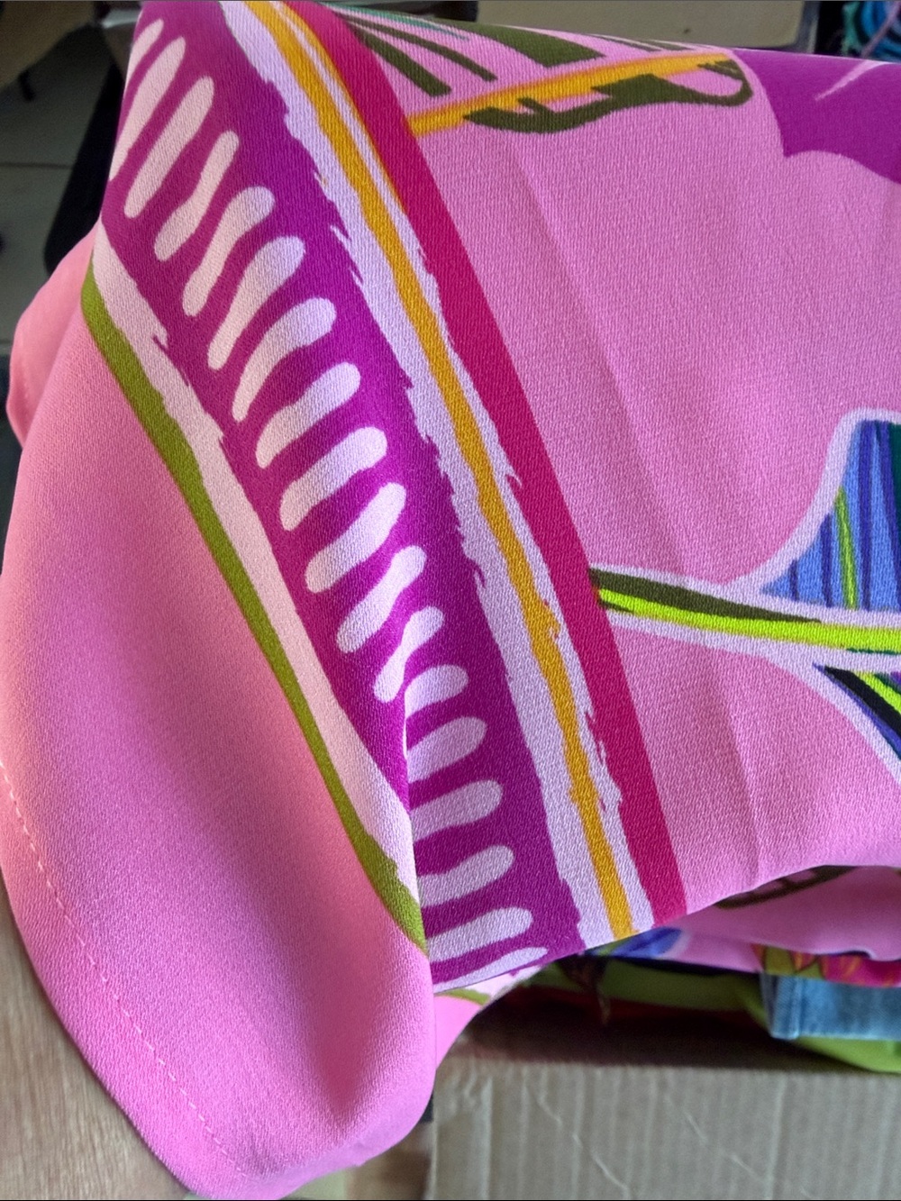 Pink Tropical Print Short Set - Picture 7 of 7